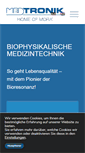 Mobile Screenshot of med-tronik.de